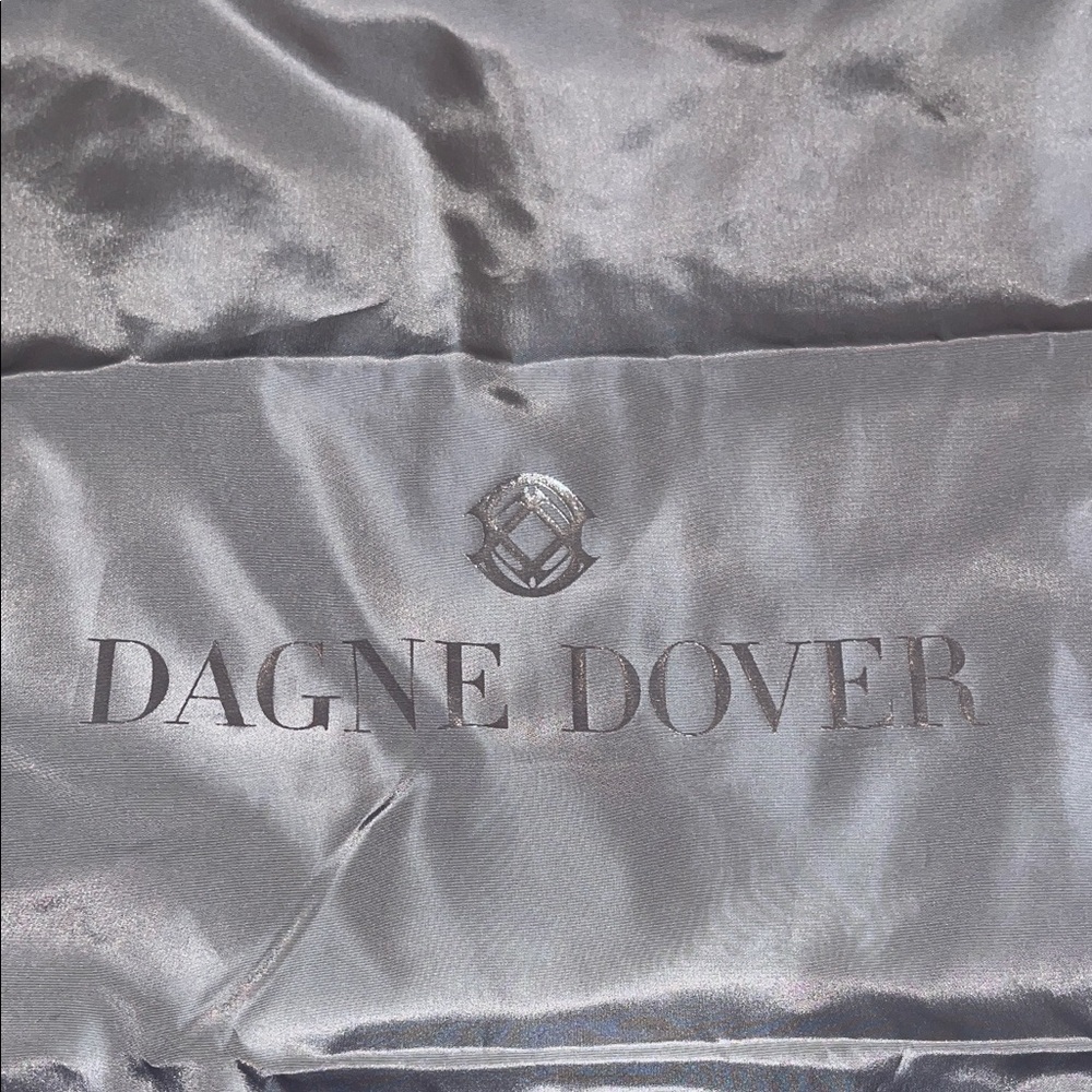 Dagne Dover Zip Shut w/ side grommet Charcoal Grey Dust /Storage Bag OS - Picture 2 of 9